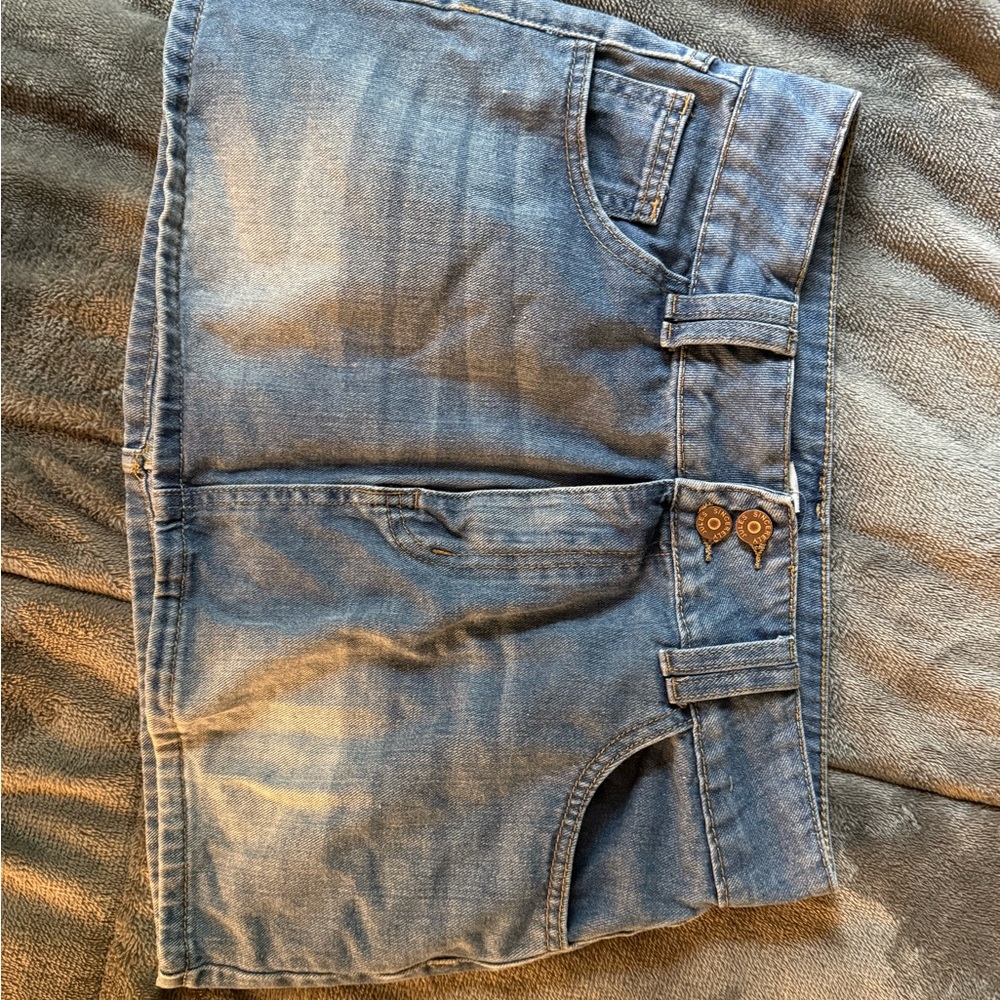 Denim Mini Skirt